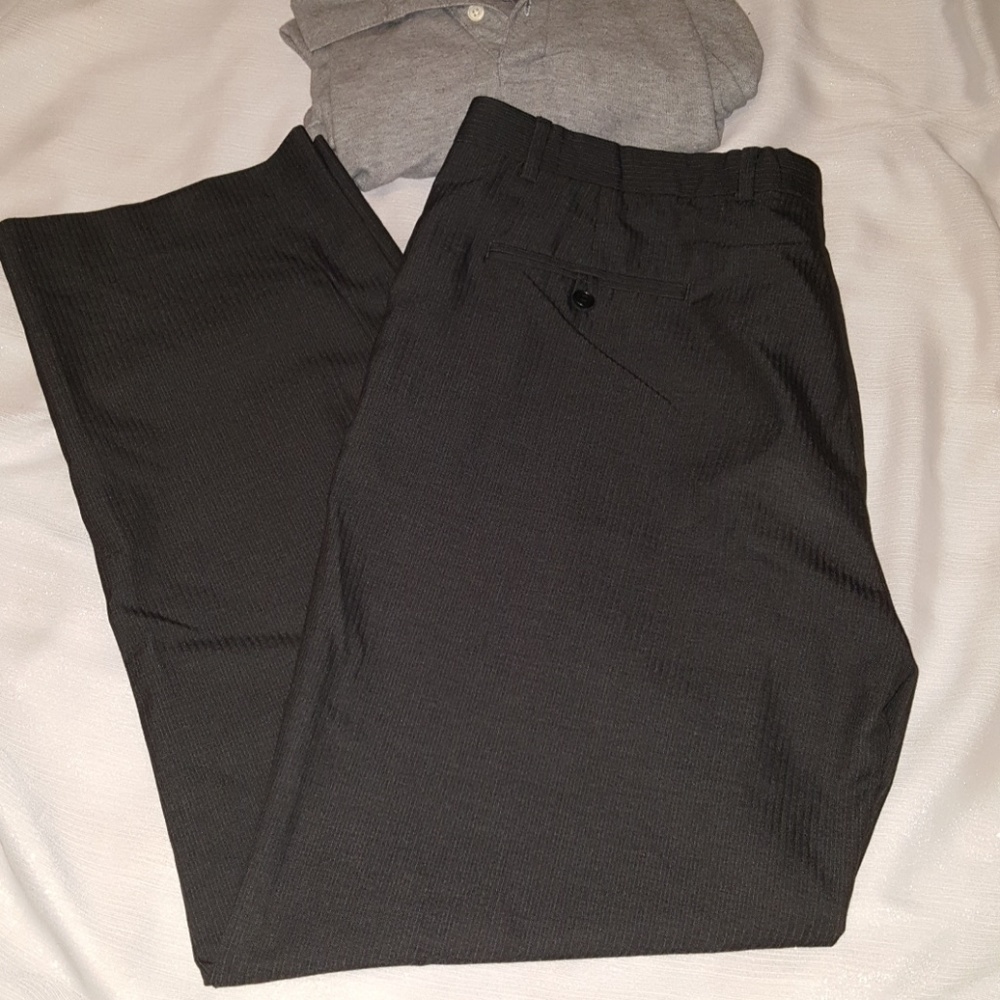 Pinstripe dress pants